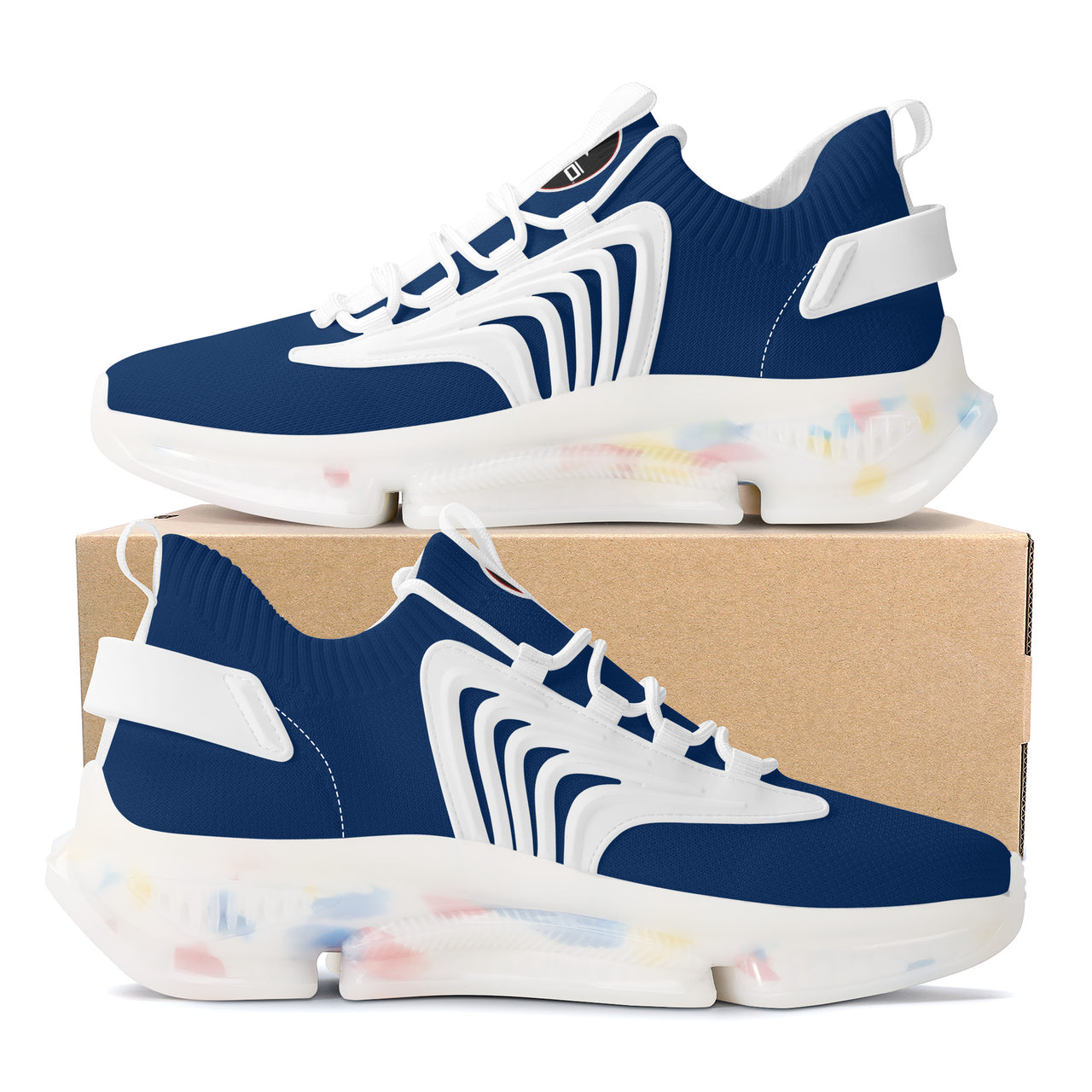 OOTO - Max React Sneakers - CLASSIC B & W RED HOVER - FLAG BLUE - 1 COLOR -