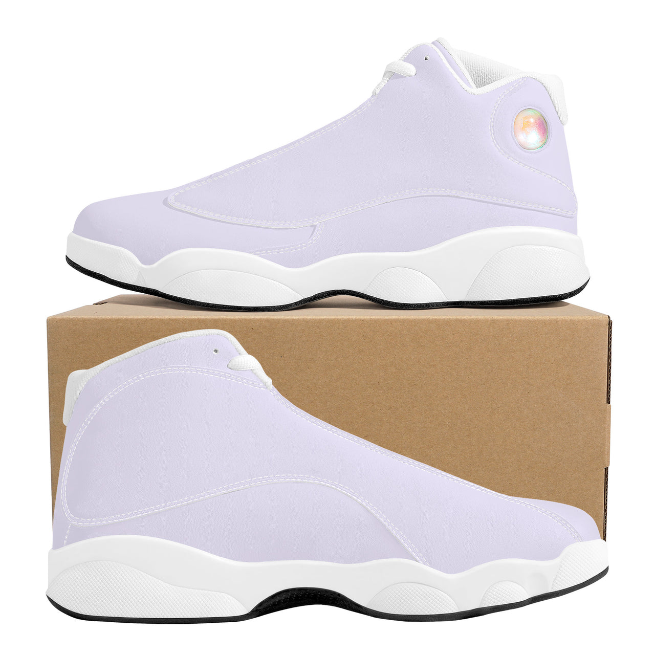 OOTO - EARLY LILAC - SF_D89 Basketball Shoes - White soles - Black tread - 1 COLOR -