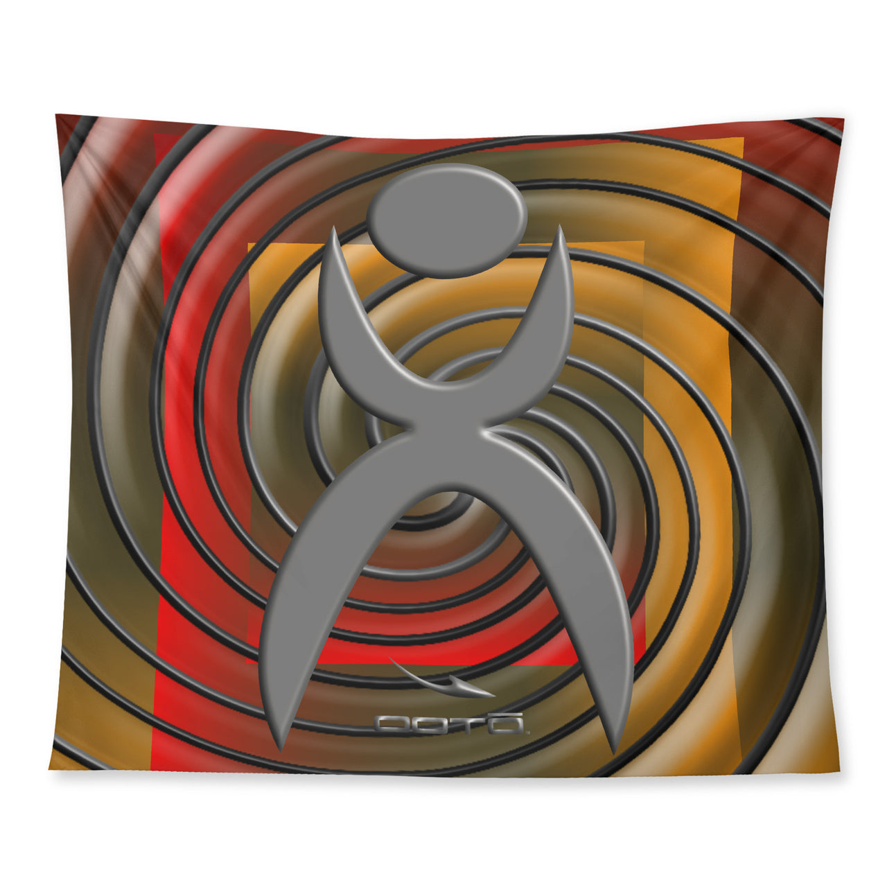 OOTO - GLYPHIC EN SPIRAL EPIC JOURNEY GRADIENT - D34 Wall Tapestry - 3 SIZES -