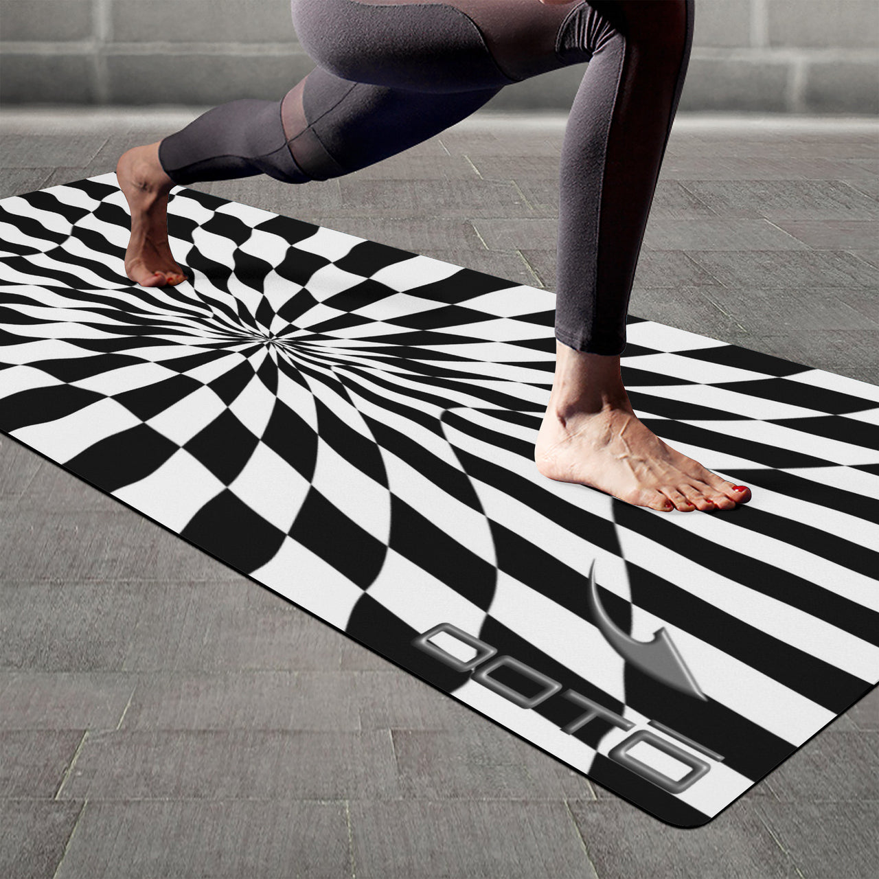 OOTO - Yoga Mat - Checkered past -