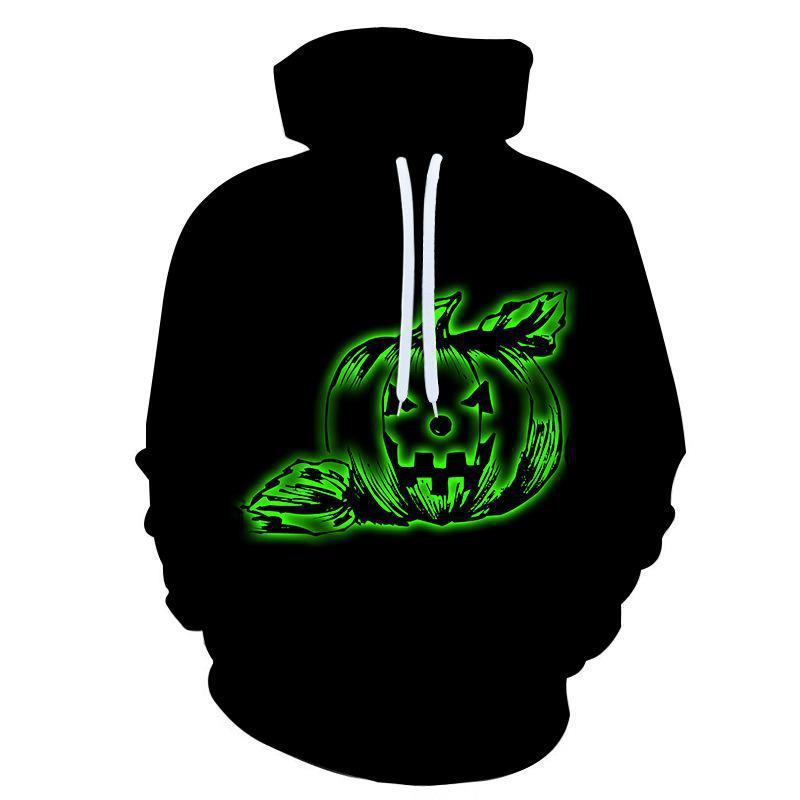 Pumpkin Halloween 3D digital printing hoodie - K - 6 DESIGNS - CHECK US OUT! -