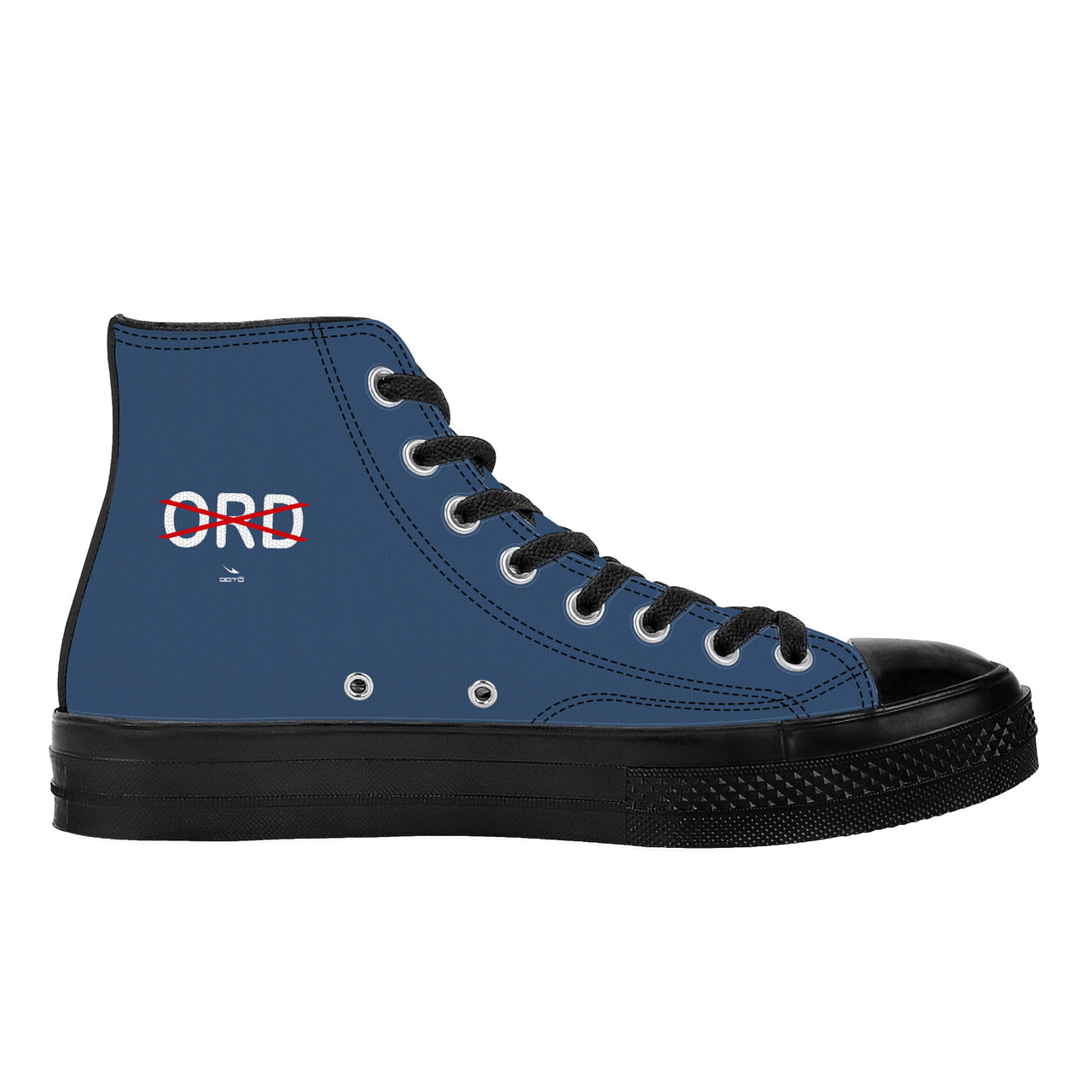 OOTO - NO ORDinary - SF_D71 High Top Canvas Shoes - Black soles - 1 COLOR -