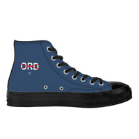 Thumbnail for OOTO - NO ORDinary - SF_D71 High Top Canvas Shoes - Black soles - 1 COLOR -