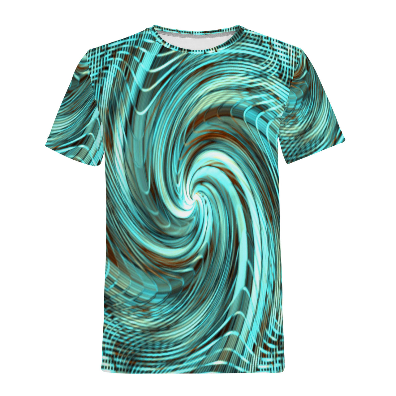 GREEN REALITY AQUATIC  PHASE - D61 Men's All Over Print T-Shirt - 1 COLOR -