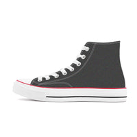 Thumbnail for OOTO - NOISEY GREY CLASSIC B & R - D70 High Top Canvas Shoes - White soles - 1 COLOR -