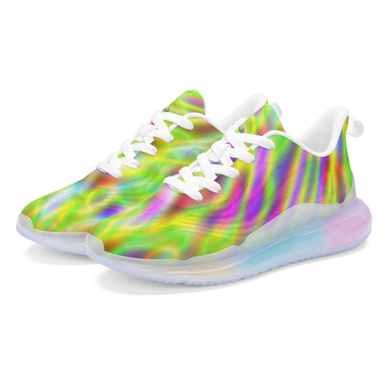 OOTO - SUMMER STROLL / NEON TIDE - SF_S41 Women's Rainbow Atmospheric Cushion Running Shoes - 1 COLOR -