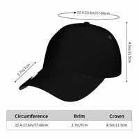 Thumbnail for OOTO - BIG STEPPIN GLYPHIC EN WHITE ON BRIM - HC_T9 Curved Brim Baseball Cap - 1 COLOR -