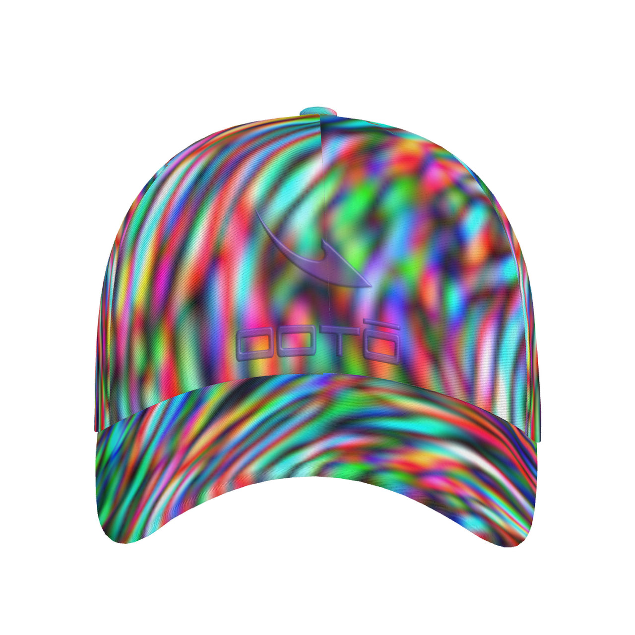 OOTO - XPARENT DASH OVER PRISMATIC TIDE - HC_T9 Curved Brim Baseball Cap - 1 COLOR -