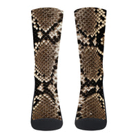 Thumbnail for OOTO - SNAKE SKIN (PRINT) - D45 Crew Socks - 1 COLOR -