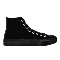 Thumbnail for OOTO - High Top Canvas Shoes - DOWNWARD ORBITAL FADE - Black soles - 1 COLOR -