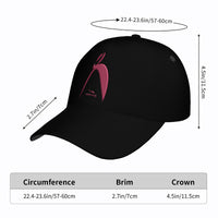 Thumbnail for OOTO - BIG STEPPIN GLYPHIC - MAROON METALLIC 3D PRINT - HC_T9 Curved Brim Baseball Cap - 1 COLOR -