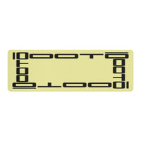 Thumbnail for OOTO - Yoga Mat - Black frame on pale yellow