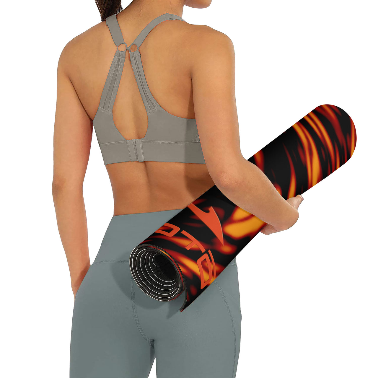 OOTO - Yoga Mat - Orange dark tunnel ordeal