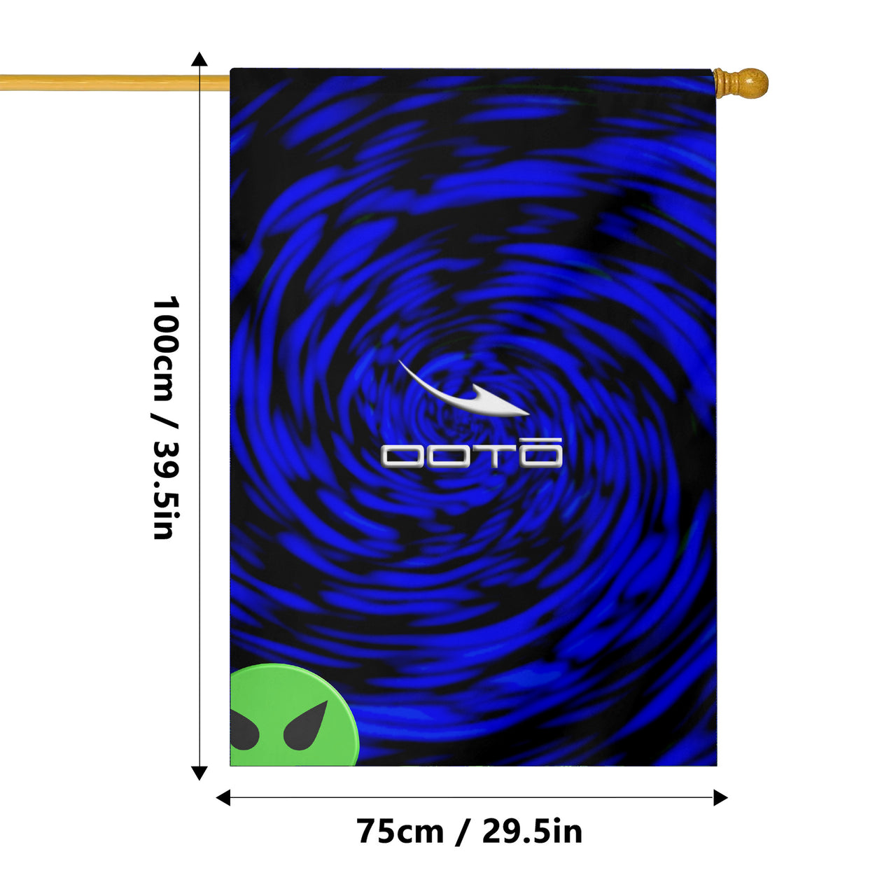 OOTO - AL PEEK A BOO - DARK TUNNEL - KTL Garden Flag -