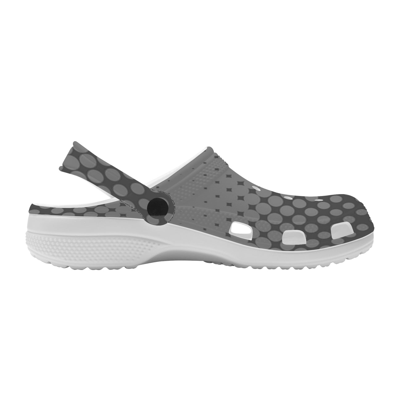 OOTO - GRADIENT EN GREY - WITH (OPTIONAL) PIVOTING HEEL STRAP - Crocs Clogs -