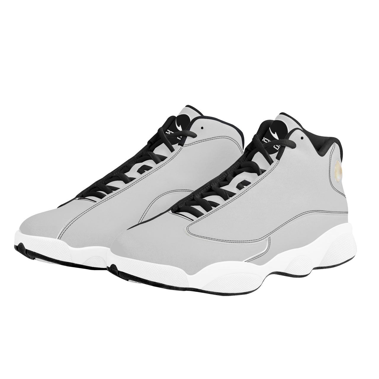 OOTO - EZ GRAY - SF_D89 Basketball Shoes - White soles -  Black tread - 1 COLOR -