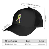 Thumbnail for OOTO - GLYPHIC EN NEON TIDE - HC_T1 Curved Brim Baseball Cap - 1 COLOR -