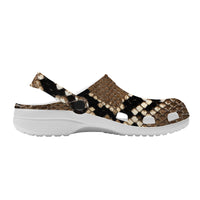 Thumbnail for OOTO - SNAKE SKIN (PRINT) - SF_S48_WITH (OPTIONAL) PIVOTING HEEL STRAP - Crocs Clogs -