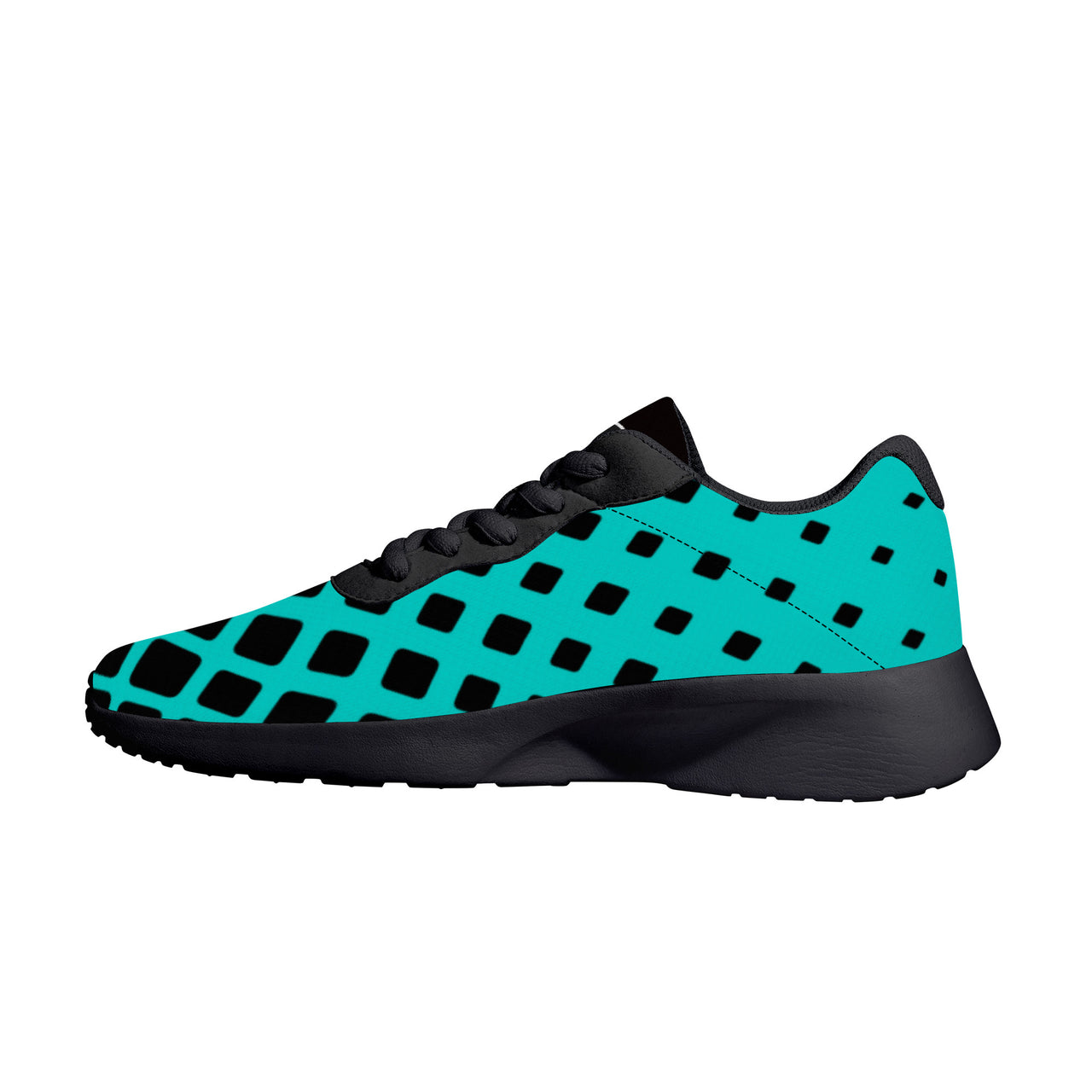 OOTO - Air Mesh Running Shoes - AQUATIC FADE - Black soles - 1 COLOR -