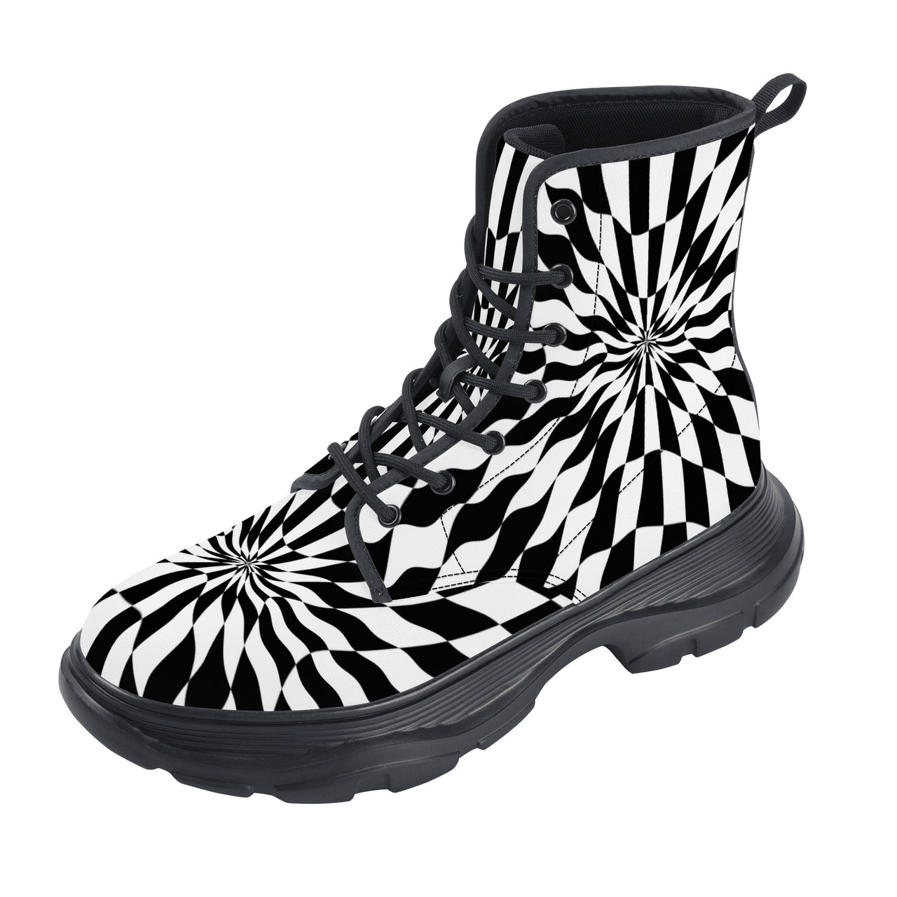 OOTO - CHECKERED PAST - KM Chunky Boots - 1 COLOR -