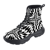 Thumbnail for OOTO - CHECKERED PAST - KM Chunky Boots - 1 COLOR -