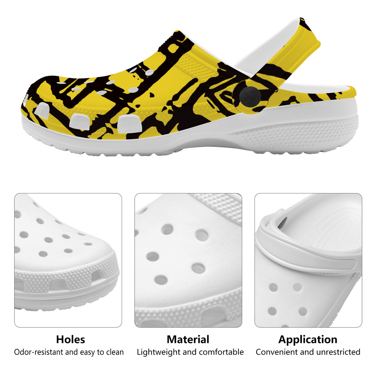 OOTO - WHAUSE EN MAIZE - SF_S48_- WITH (OPTIONAL) PIVOTING HEEL STRAP - Crocs Clogs -