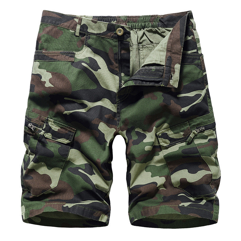 Men's Camouflage Print Cargo Shorts - K - 8 CAMOS -