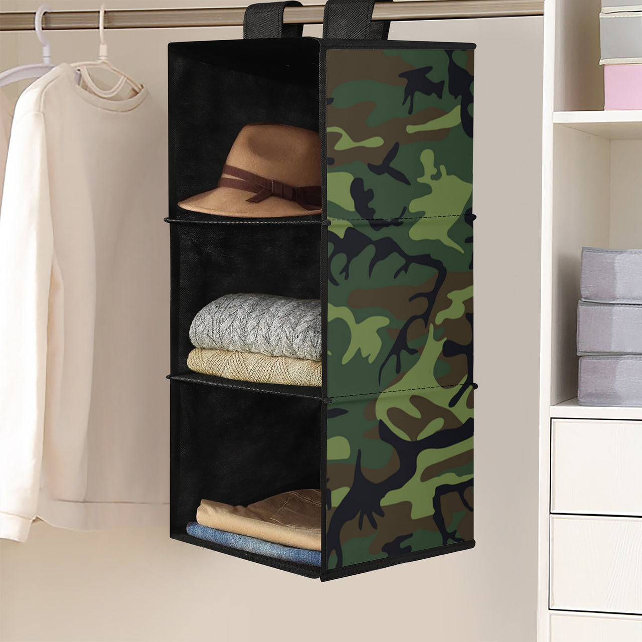 OOTO - CAMO - MB 3 Shelf Hanging Wardrobe - 1 COLOR -