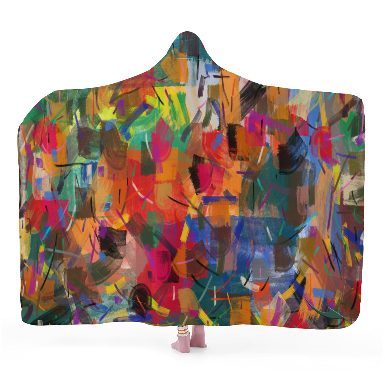 OOTO - A PAINTERS PALLET - SF_F15 Hooded Blanket - 2 SIZES -