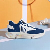 Thumbnail for OOTO - Max React Sneakers - CLASSIC B & W RED HOVER - FLAG BLUE - 1 COLOR -