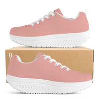 Thumbnail for OOTO - Women's Mesh Heightening Shaking Shoe - CLASSIC B & W  - PINK GRAPEFRUIT - 1 COLOR -