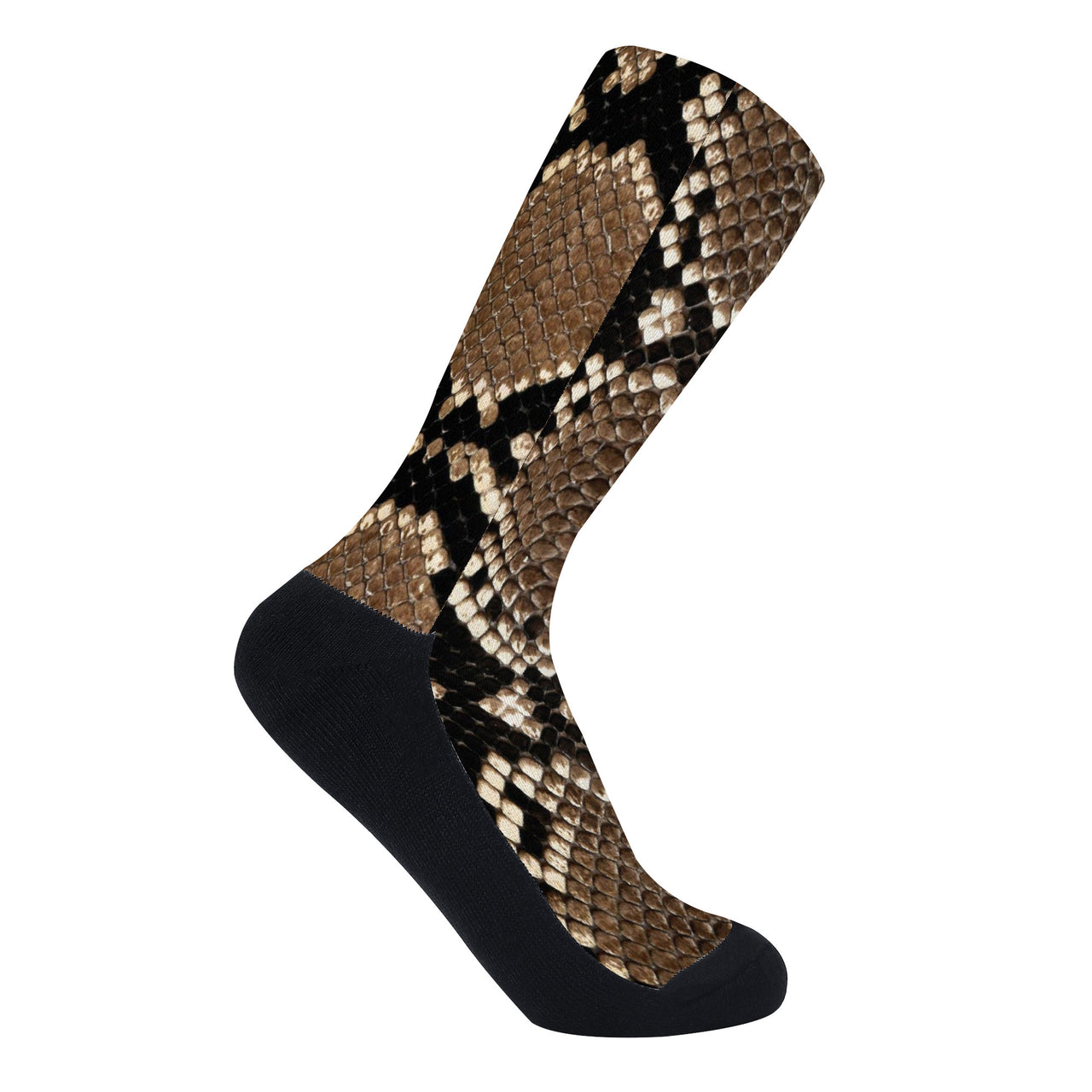 OOTO - SNAKE SKIN (PRINT) - D45 Crew Socks - 1 COLOR -