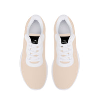 Thumbnail for OOTO - SF_F14 Air Mesh Running Shoes - PEACH DELIGHT - White soles -1 COLOR -