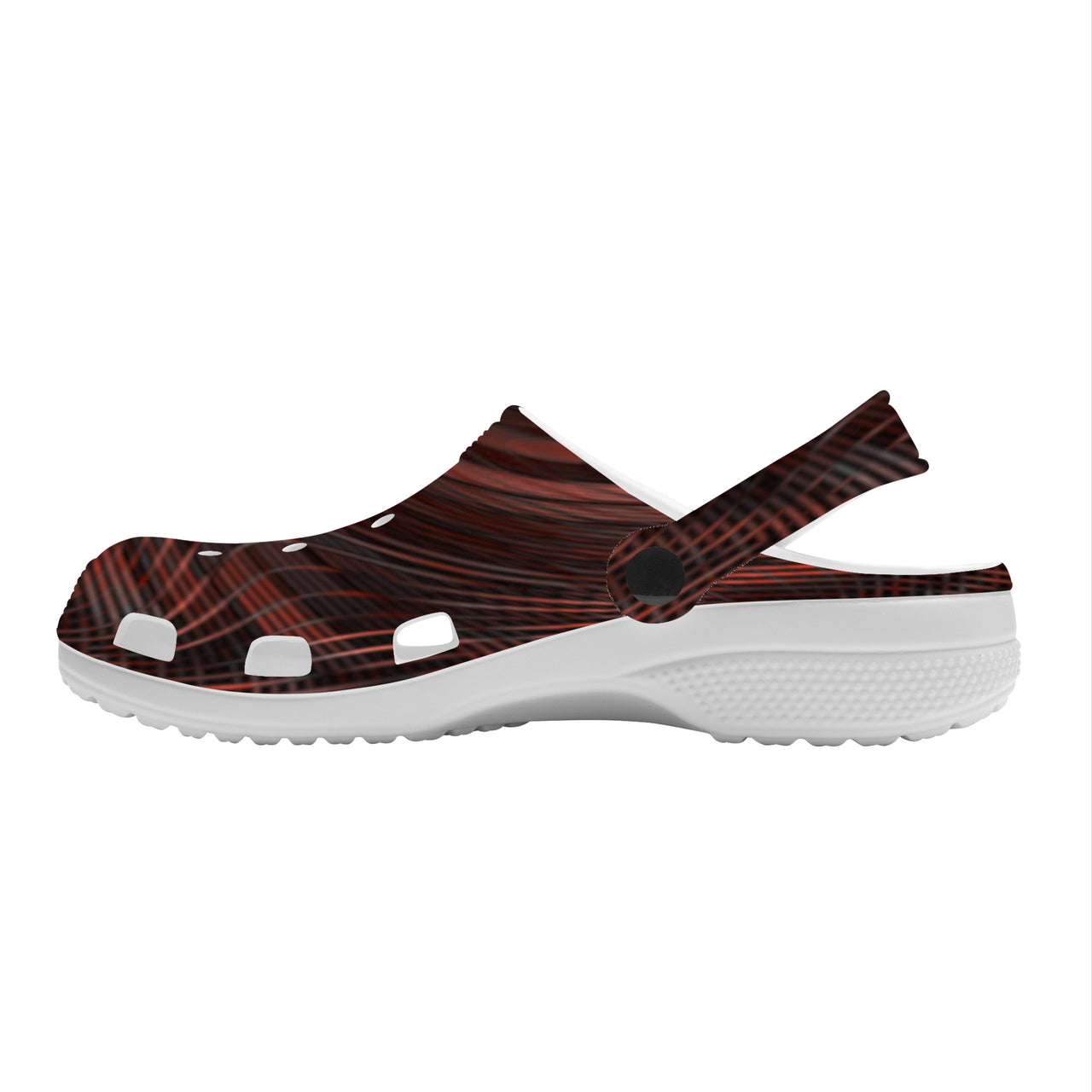 OOTO - GREEN DREAM BROWN PHASE - SF_S48_- WITH (OPTIONAL) PIVOTING HEEL STRAP - Crocs Clogs -