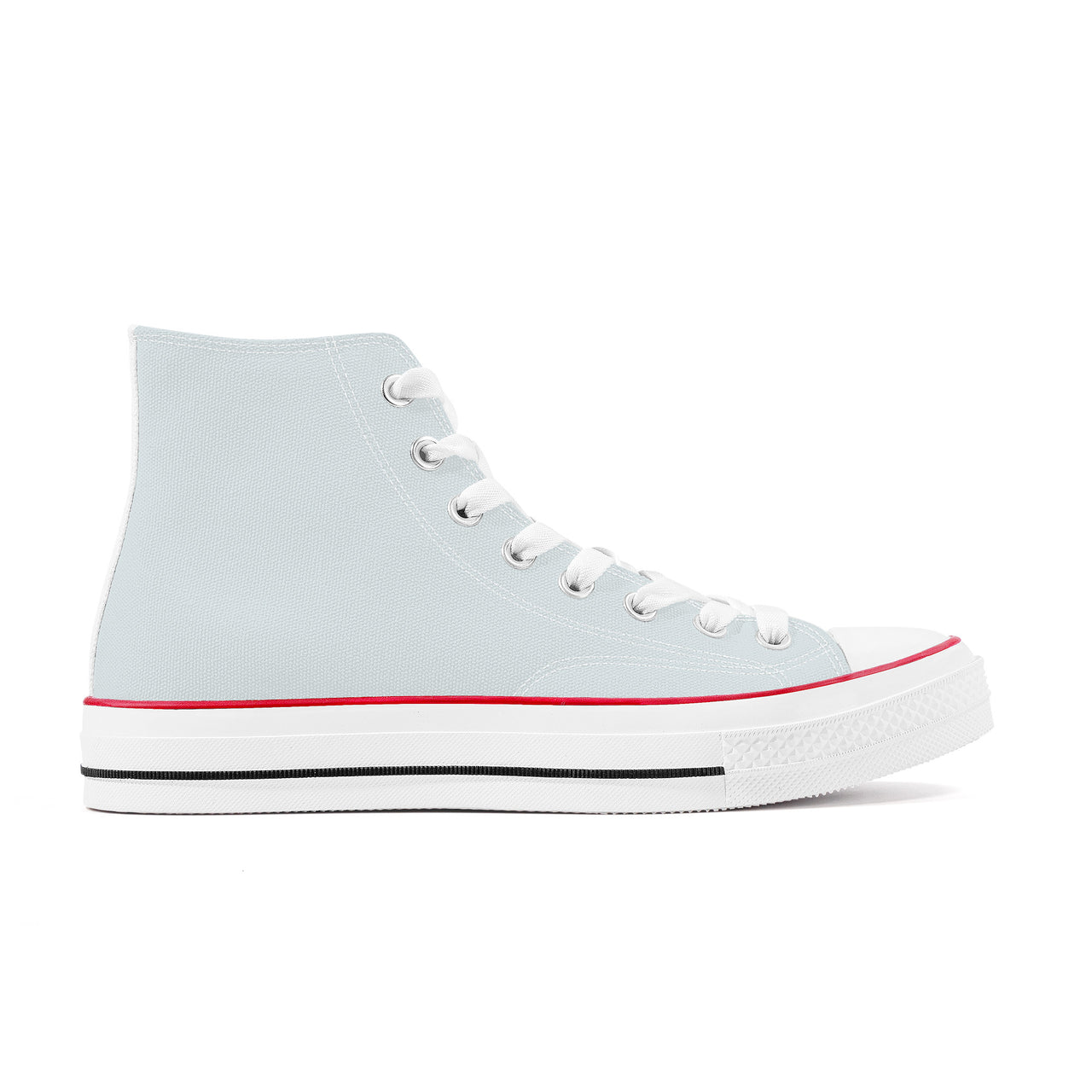 OOTO - High Top Canvas Shoes - SUMMERS MINT - White soles - 1 COLOR -