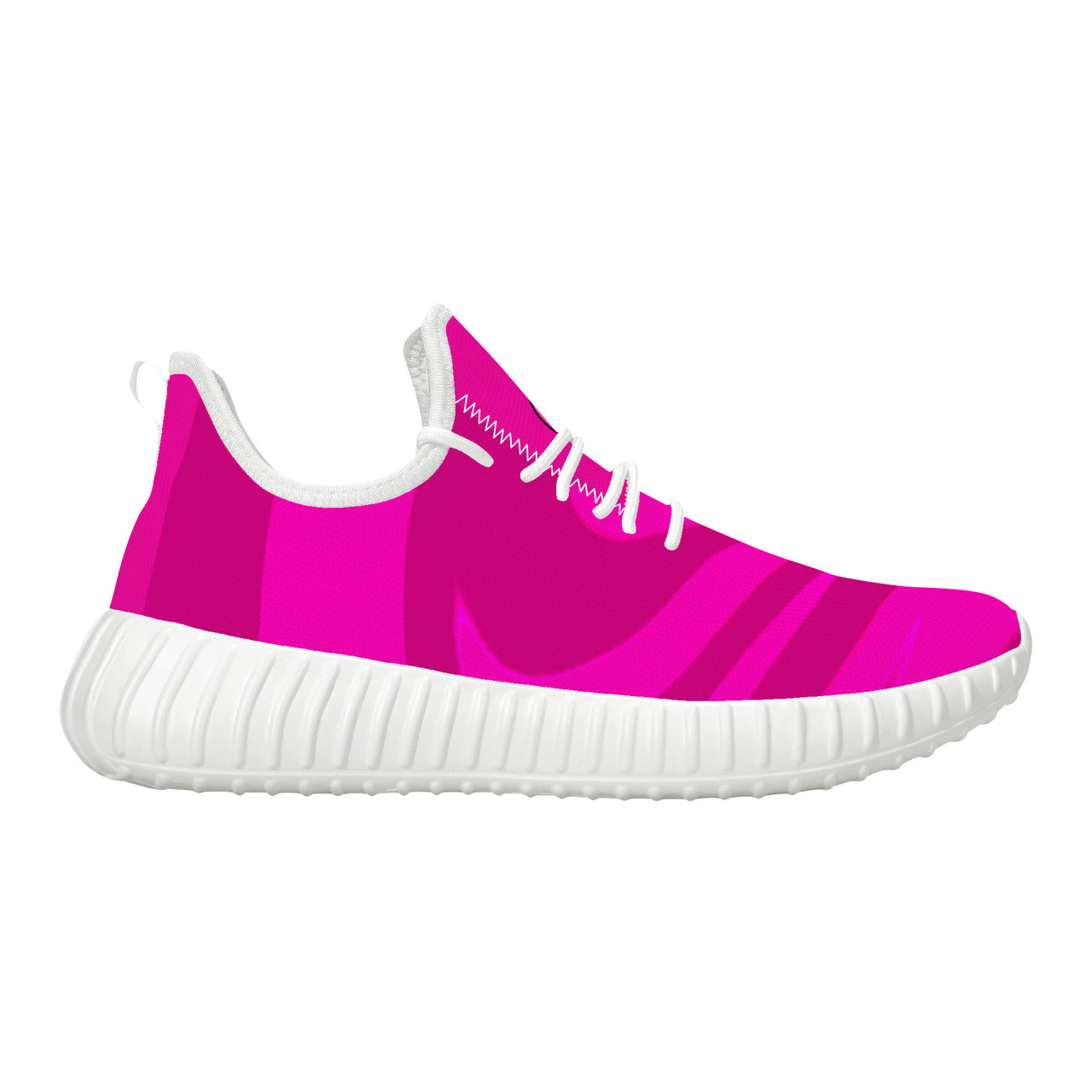 OOTO - Mesh Knit Sneakers - CLASSIC PK & B - PINK TIDE - White soles - 1 COLORS -