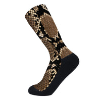 Thumbnail for OOTO - SNAKE SKIN (PRINT) - D45 Crew Socks - 1 COLOR -