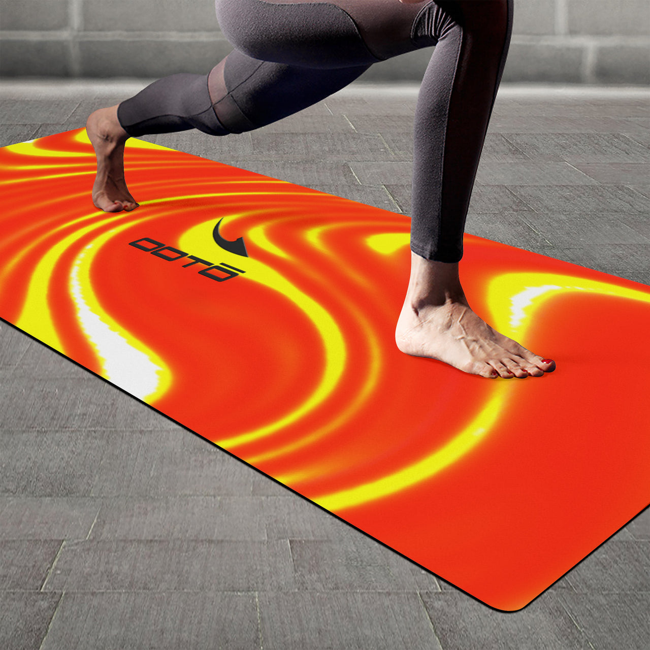 OOTO - Yoga Mat - Lava lamp -