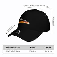 Thumbnail for OOTO - FLAMING DASH / BIG STEPPIN GLYPHIC - HC_T9 Curved Brim Baseball Cap - 1 COLOR -