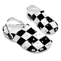 Thumbnail for OOTO - CHECKERED - SF_S48_WITH (OPTIONAL) PIVOTING HEEL STRAP - Crocs Clogs -