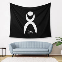 Thumbnail for OOTO - GLYPHIC EN WHITE - Wall Tapestry - 3 SIZES -