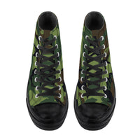 Thumbnail for OOTO - CAMO - SF_D71 High Top Canvas Shoes - Black soles - 1 COLOR -