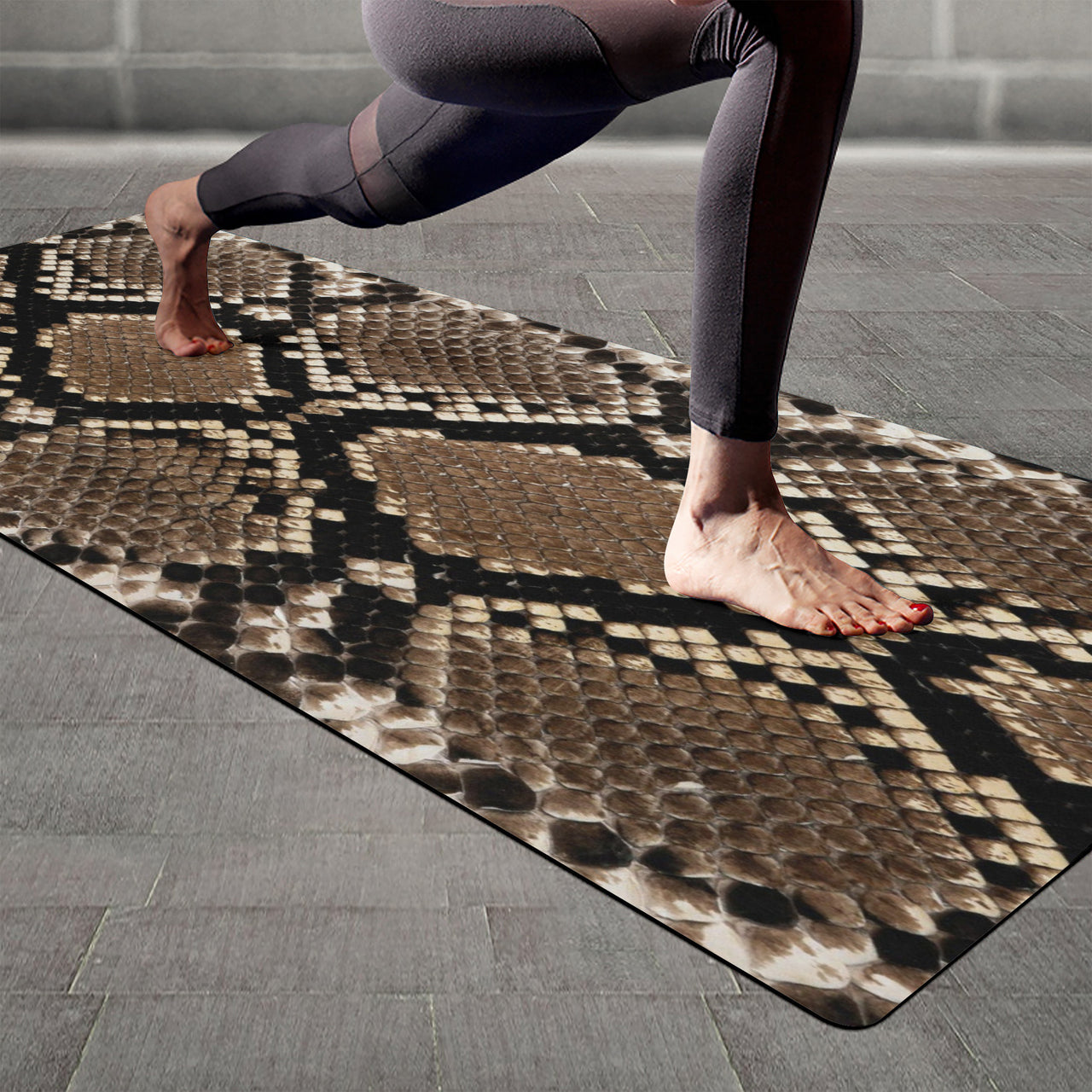 OOTO - Yoga Mat - Snake skin (Print) -