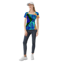 Thumbnail for VTXS - D65 Women's All-Over Print T shirt - 1 COLOR -