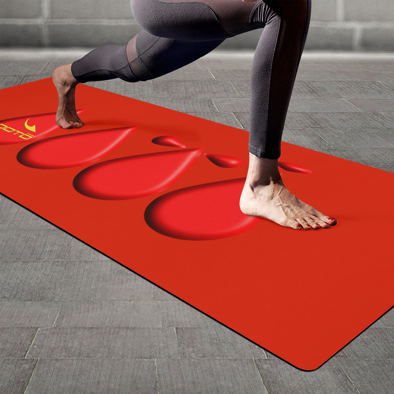 OOTO - Yoga Mat - Red dew drop OOTO