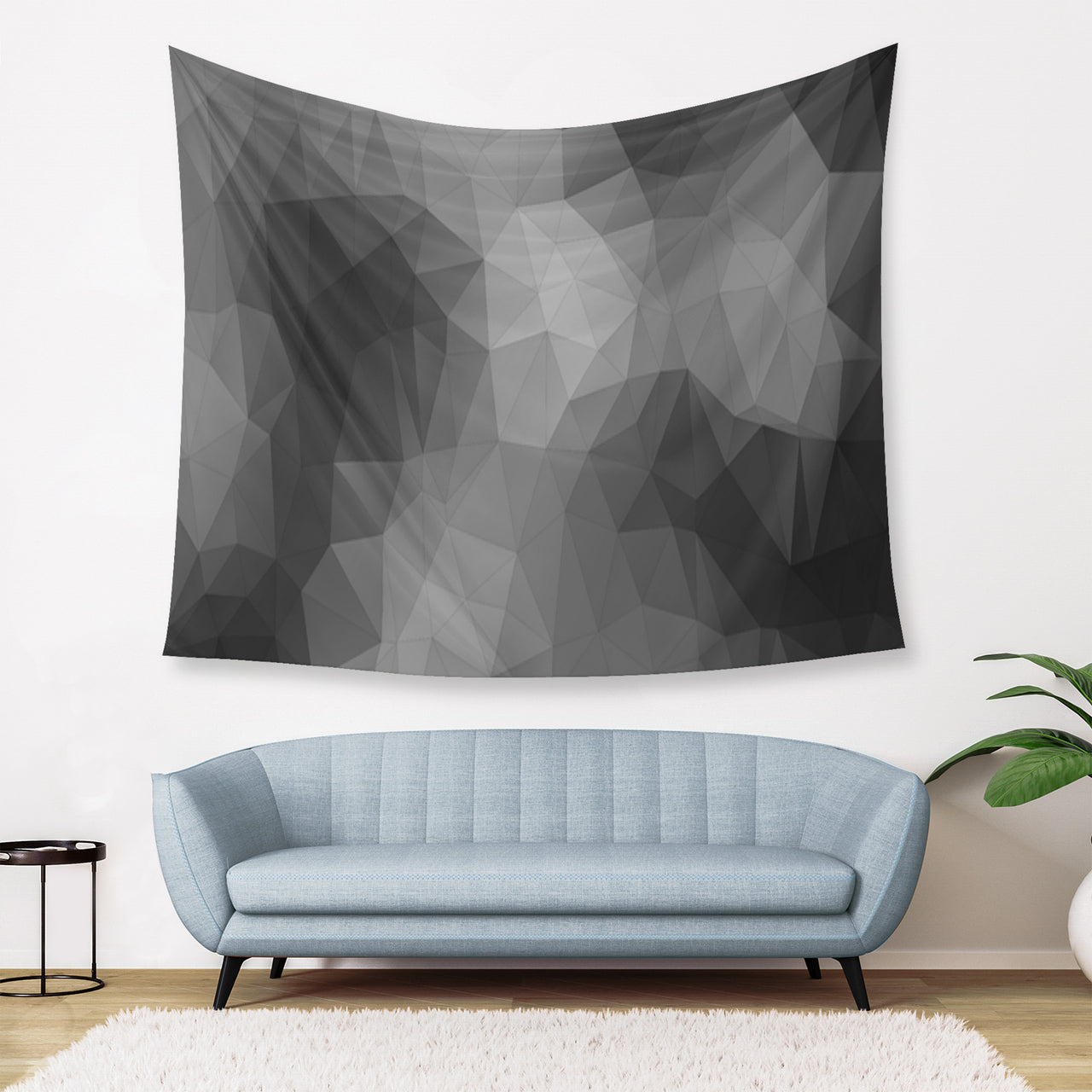 OOTO - SHAPE OF GREY - D34 Wall Tapestry - 3 SIZES -