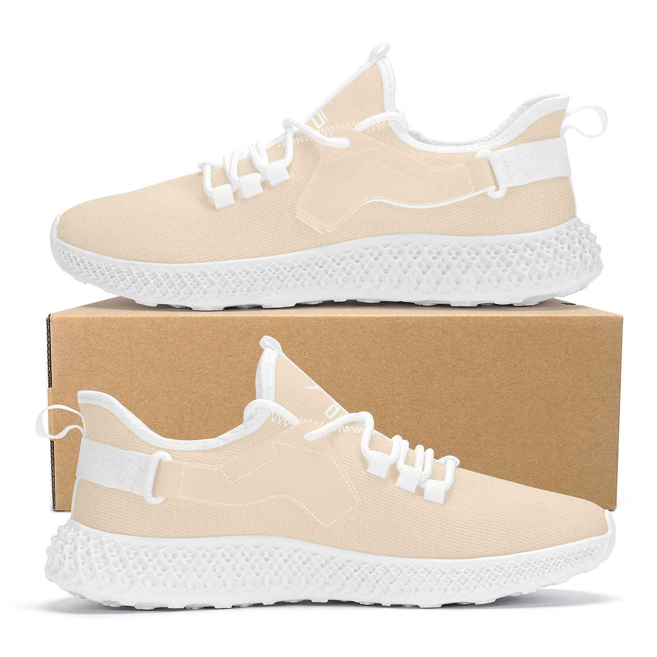 OOTO - DASH EN WHITE - LIGHT PEACH - New Arrival Mesh Knit Shoes - 1 COLOR -