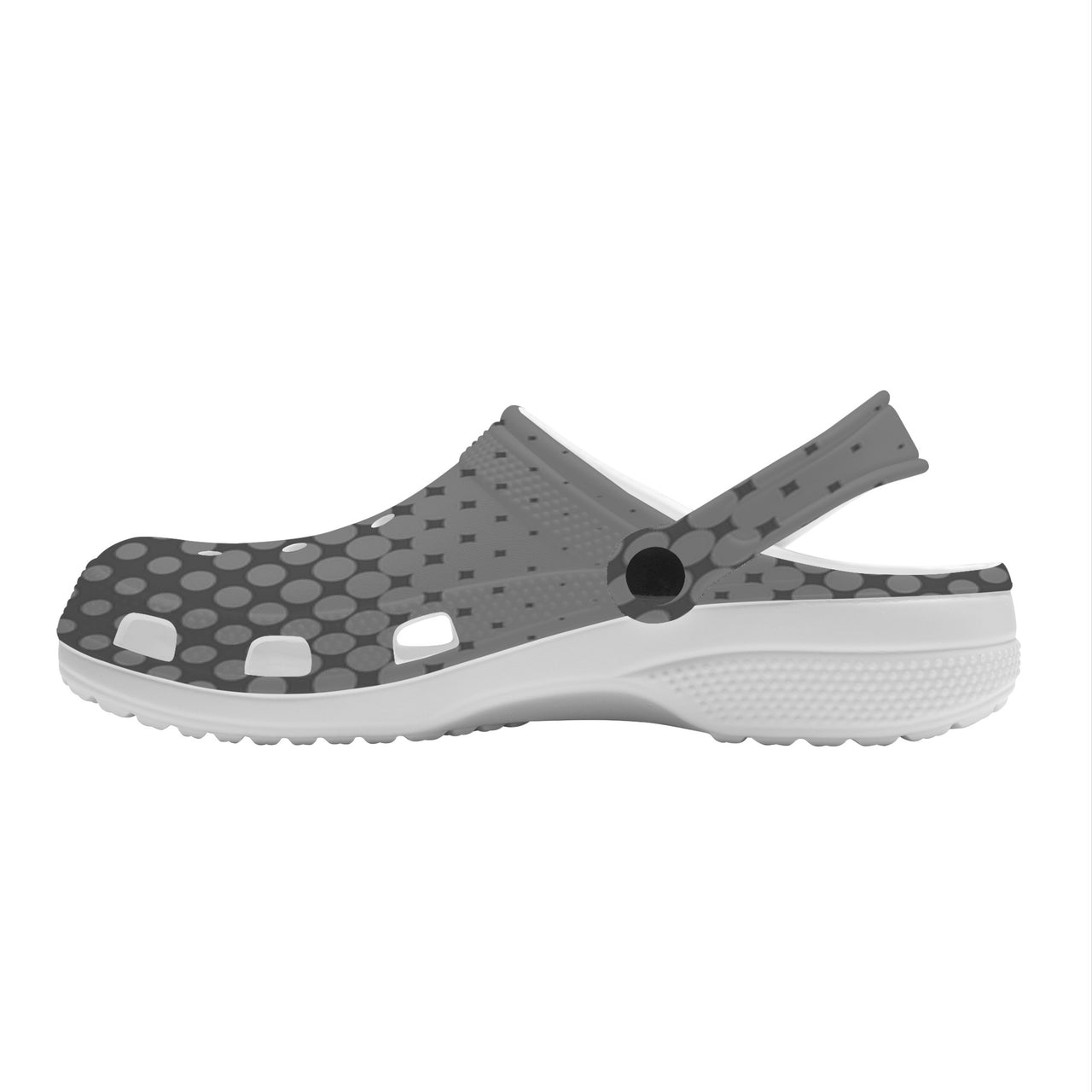 OOTO - GRADIENT EN GREY - WITH (OPTIONAL) PIVOTING HEEL STRAP - Crocs Clogs -