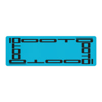 Thumbnail for OOTO - Yoga Mat - Black frame on neon light blue