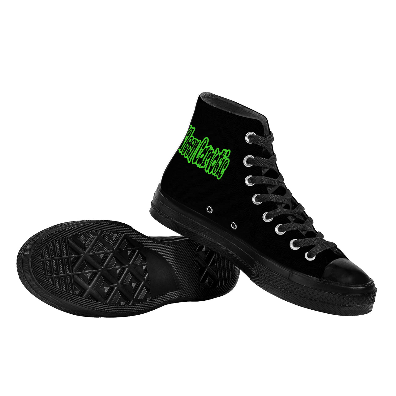 Kleen Carvotic -SF_D71 High Top Canvas Shoes - Black soles - 1 COLOR -